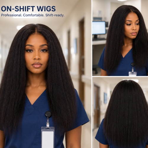 The Kinky Straight™ — On-Shift Human Hair Wig